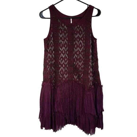 Free People Geo Showroom Beaded Dress - Picture 2 of 10